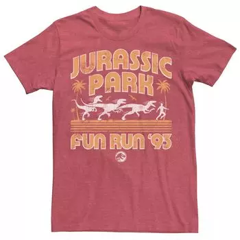 Мужская футболка Jurassic Park Fun Run '93 Licensed Character