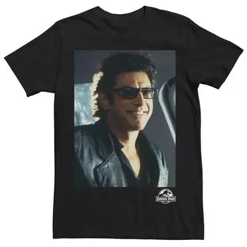 Мужская футболка Jurassic Park Goldblum Sly Smile Licensed Character