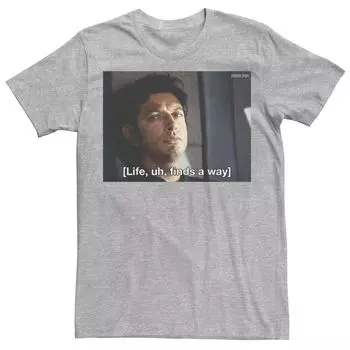 Мужская футболка Jurassic Park Life Finds A Way Goldblum Jeff Stare Licensed Character