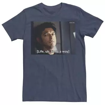 Мужская футболка Jurassic Park Life Finds A Way Goldblum Jeff Stare Licensed Character