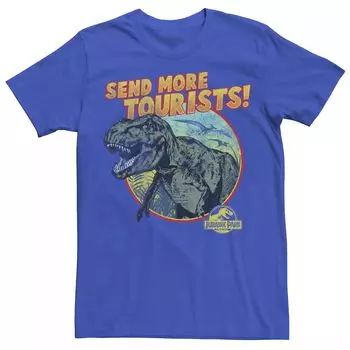 Мужская футболка Jurassic Park T-Rex Send More Tourists Licensed Character