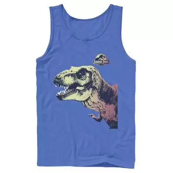 Мужская футболка Jurassic Park T-Rex Sunset Color Fil In Tank Licensed Character
