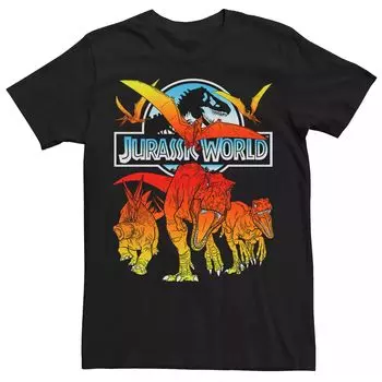 Мужская футболка Jurassic World Dino Charging Licensed Character