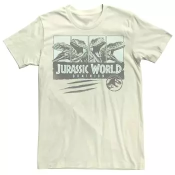 Мужская футболка Jurassic World Dominion Claws Raptor Squad Licensed Character
