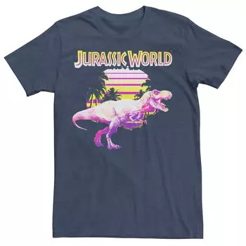 Мужская футболка Jurassic World Neon T-Rex Licensed Character