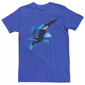Мужская футболка Jurassic World Pterodactyl с геометрическим полиграфическим рисунком Licensed Character