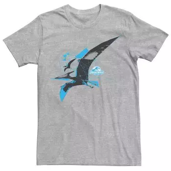 Мужская футболка Jurassic World Pterodactyl с геометрическим полиграфическим рисунком Licensed Character