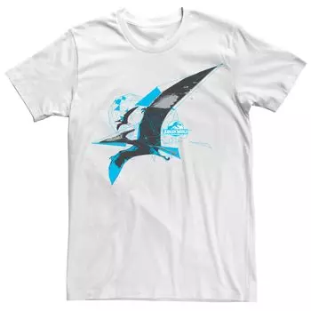 Мужская футболка Jurassic World Pterodactyl с геометрическим рисунком Licensed Character