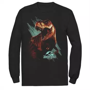 Мужская футболка Jurassic World Red Evolved Predator T-Rex Licensed Character