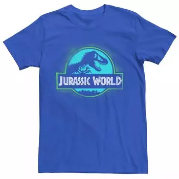 Мужская футболка Jurassic World Two с логотипом в виде граффити, окрашенная аэрозольной краской Licensed Character