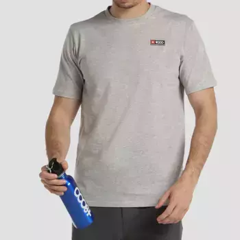 Мужская футболка Justi +8000, серый