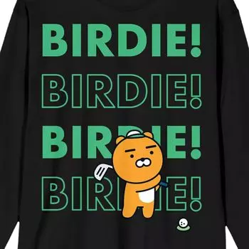 Мужская футболка Kakao Friends Ryan Birdie с длинными рукавами и рисунком Licensed Character