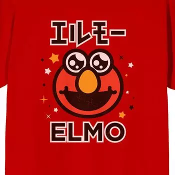 Мужская футболка Kanji Elmo «Улица Сезам» Licensed Character