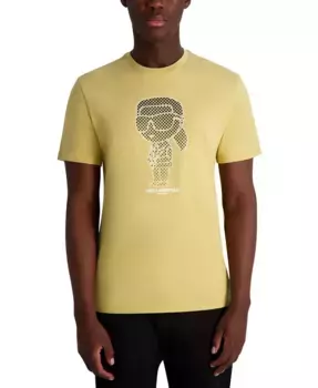 Мужская футболка Karl Caricature KARL LAGERFELD PARIS, желтый