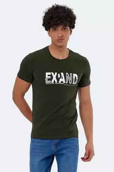 Мужская футболка KAVITA хаки SLAZENGER