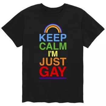 Мужская футболка Keep Calm Pride Licensed Character