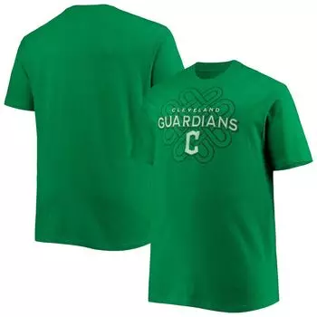 Мужская футболка Kelly Green Cleveland Guardians Celtic