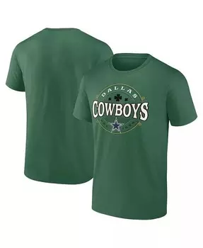 Мужская футболка Kelly Green Dallas Cowboys Celtic Fanatics, зеленый