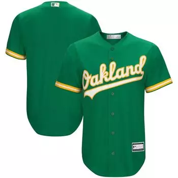 Мужская футболка Kelly Green Oakland Athletics Big & Tall Replica Team