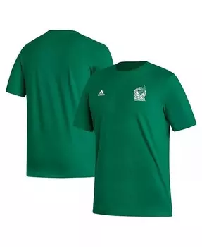 Мужская футболка Kelly Green с гербом сборной Мексики Adidas, зеленый