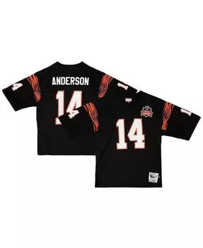 Мужская футболка ken anderson black cincinnati bengals 1981, оригинальная футболка для пенсионеров Mitchell & Ness, черный