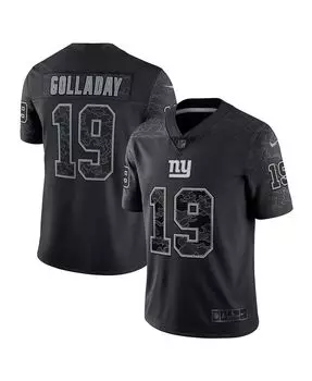 Мужская футболка kenny golladay black new york giants rflctv limited jersey Nike, черный