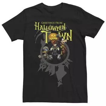 Мужская футболка Kingdom Hearts Greetings Halloween Town Licensed Character
