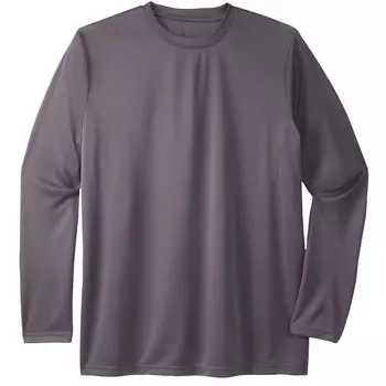 Мужская футболка Kingsize Big & Tall No Sweat с длинными рукавами и круглым вырезом KingSize, цвет Charcoal