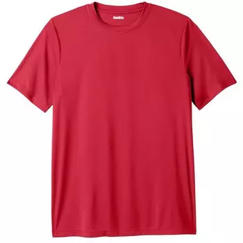 Мужская футболка Kingsize с круглым вырезом, большая и высокая, без пота KingSize, красный