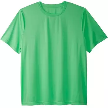 Мужская футболка Kingsize с круглым вырезом, большая и высокая, без пота KingSize, цвет Electric Green