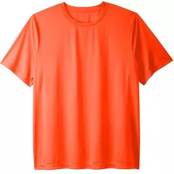 Мужская футболка Kingsize с круглым вырезом, большая и высокая, без пота KingSize, цвет Electric Orange