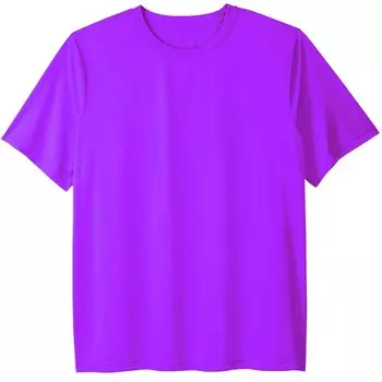 Мужская футболка Kingsize с круглым вырезом, большая и высокая, без пота KingSize, цвет Electric Purple