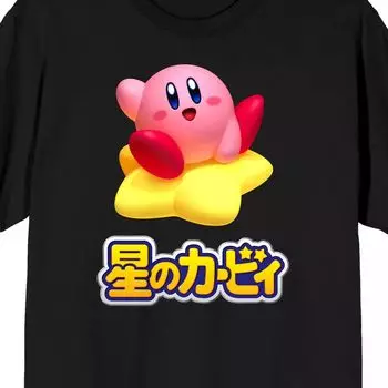 Мужская футболка Kirby Kanji Licensed Character