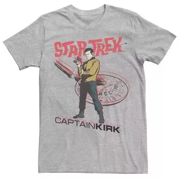 Мужская футболка Kirk Ship из серии Star Trek The Original Series Licensed Character