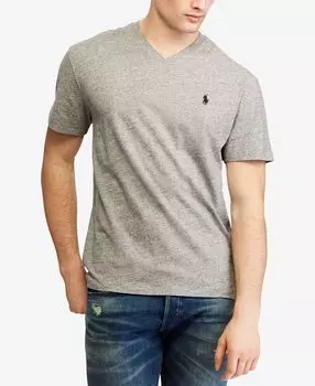 Мужская футболка классического кроя с v-образным вырезом Polo Ralph Lauren, мульти