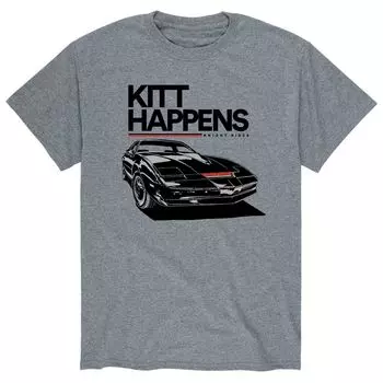 Мужская футболка Knight Rider "Kitt Happens" Licensed Character