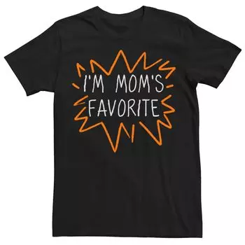 Мужская футболка ко Дню матери с принтом «I'm Mom's Favorite Ka-Pow Doodle» Licensed Character