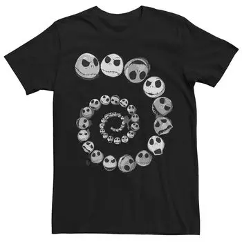 Мужская футболка «Кошмар перед Рождеством» Jack Emotional Spiral Tee Disney