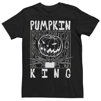 Мужская футболка «Кошмар перед Рождеством» Pumpkin King Stack Disney