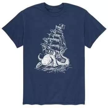 Мужская футболка Kraken Ship Licensed Character