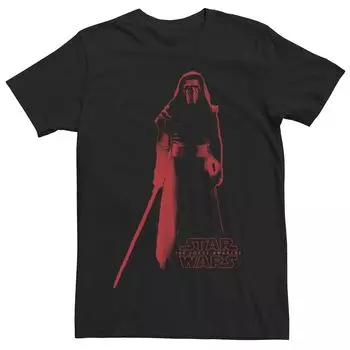 Мужская футболка красного оттенка The Force Awakens Kylo Ren Star Wars