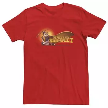 Мужская футболка Kung Fu Panda Master Po Suh-weet Action Portrait Licensed Character