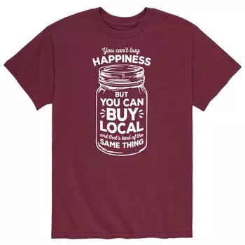 Мужская футболка «Купи местную» Licensed Character