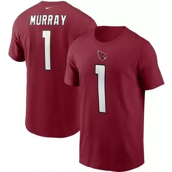 Мужская футболка Kyler Murray Cardinal Arizona Cardinals с именем и номером Nike