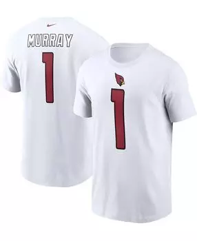 Мужская футболка Kyler Murray White Arizona Cardinals с именем и номером Nike