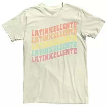 Мужская футболка Latinxellente с текстом Licensed Character, цвет Natural