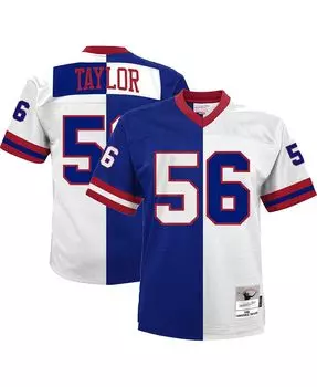 Мужская футболка lawrence taylor royal and white new york giants big and tall split legacy replica player на пенсии Mitchell & Ness, мульти