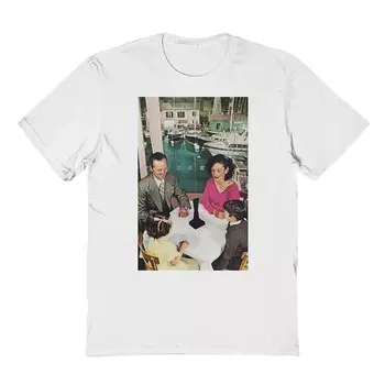 Мужская футболка Led Zeppelin Photo 2 с графическим рисунком Licensed Character, белый