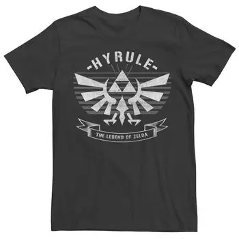 Мужская футболка Legend Of Zelda Hyrule Triforce Licensed Character