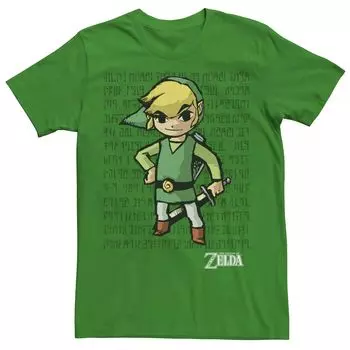 Мужская футболка Legend of Zelda Little Link Licensed Character